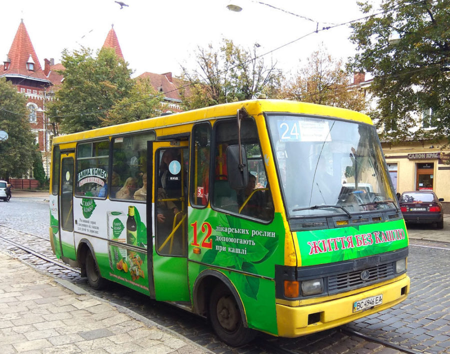 Реклама на маршрутках Львів Реклама на маршрутках Львів