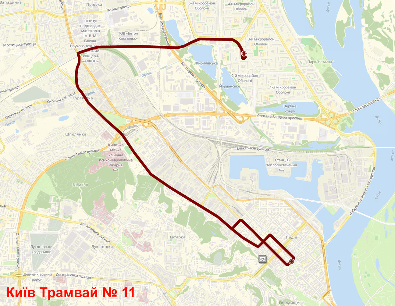 Трамвай 11 Київ - Зовнішня реклама Львів: виготовлення та розміщення