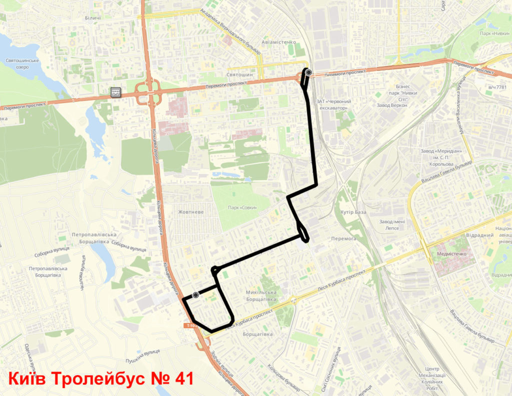 Тролейбус 41 Київ 