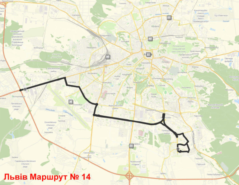 Маршрут 14 автобуса томск остановки