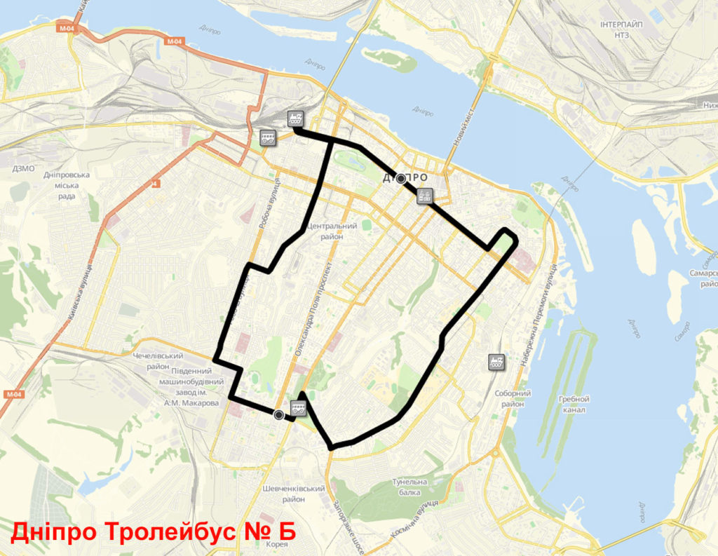 Тролейбус Б Дніпро