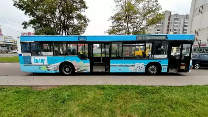 реклама на автобусах